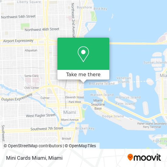 Mapa de Mini Cards Miami