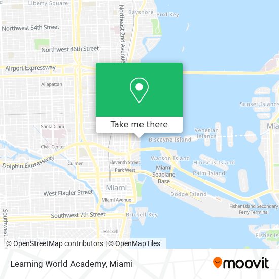 Learning World Academy map