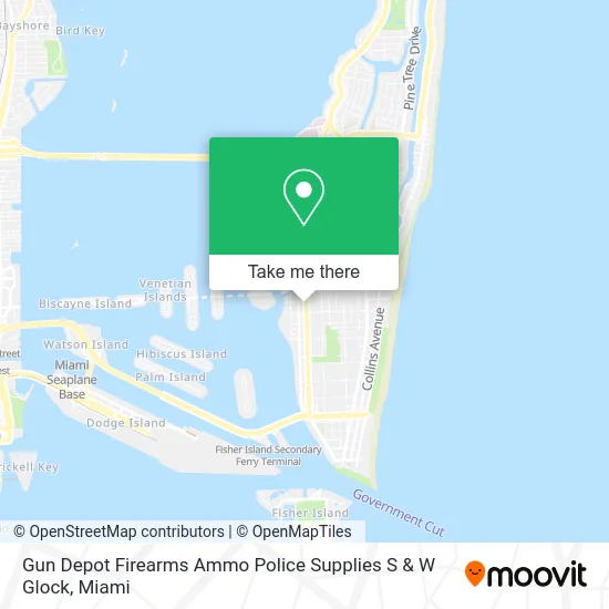 Gun Depot Firearms Ammo Police Supplies S & W Glock map