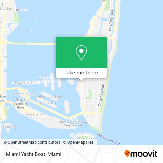 Mapa de Miami Yacht Boat
