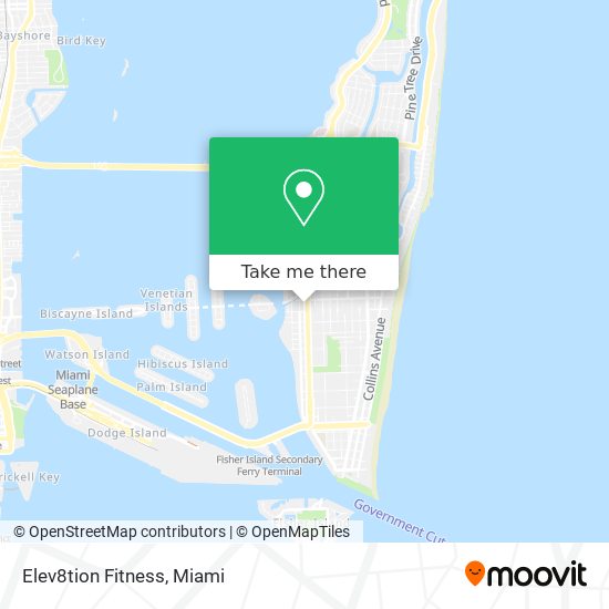 Mapa de Elev8tion Fitness