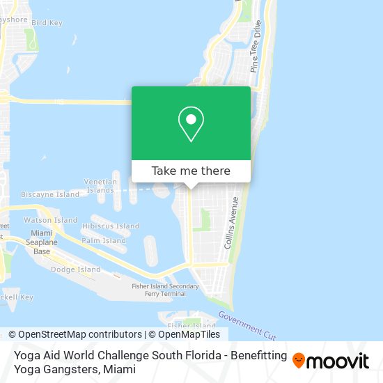 Yoga Aid World Challenge South Florida - Benefitting Yoga Gangsters map