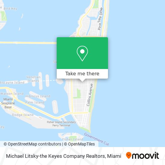 Michael Litsky-the Keyes Company Realtors map