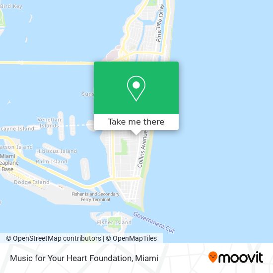 Music for Your Heart Foundation map