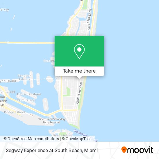 Segway Experience at South Beach map