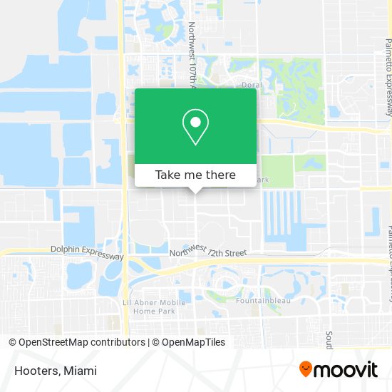 Hooters map