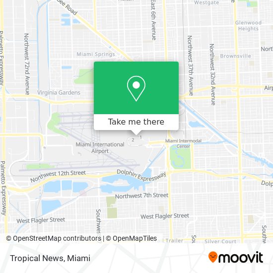 Tropical News map