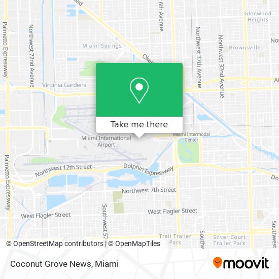 Coconut Grove News map