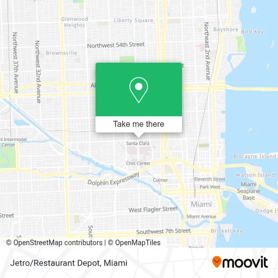 Jetro/Restaurant Depot map