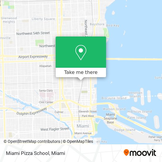 Miami Pizza School map