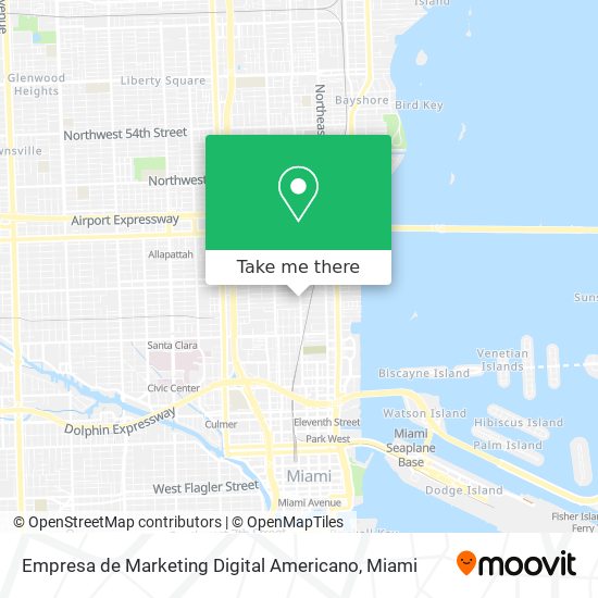 Empresa de Marketing Digital Americano map