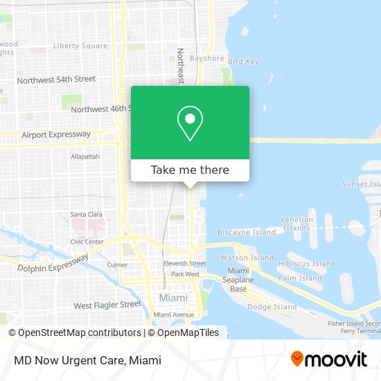 MD Now Urgent Care map