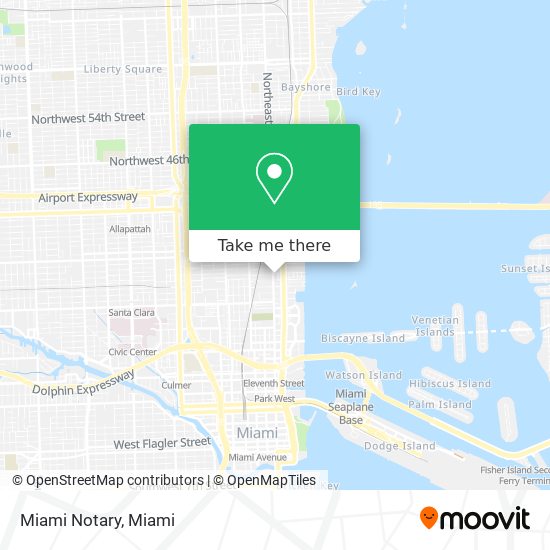 Mapa de Miami Notary