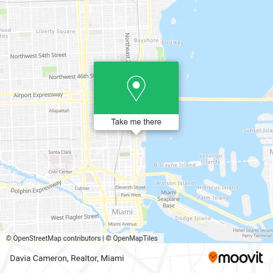 Davia Cameron, Realtor map