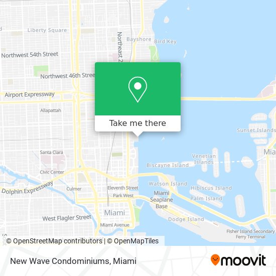 New Wave Condominiums map