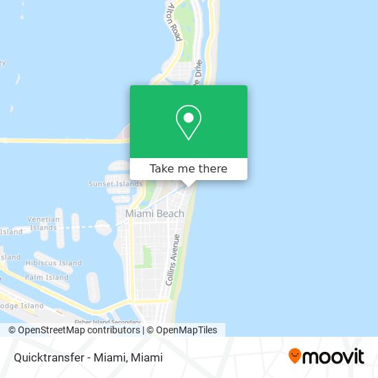 Mapa de Quicktransfer - Miami
