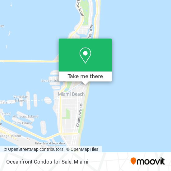 Oceanfront Condos for Sale map