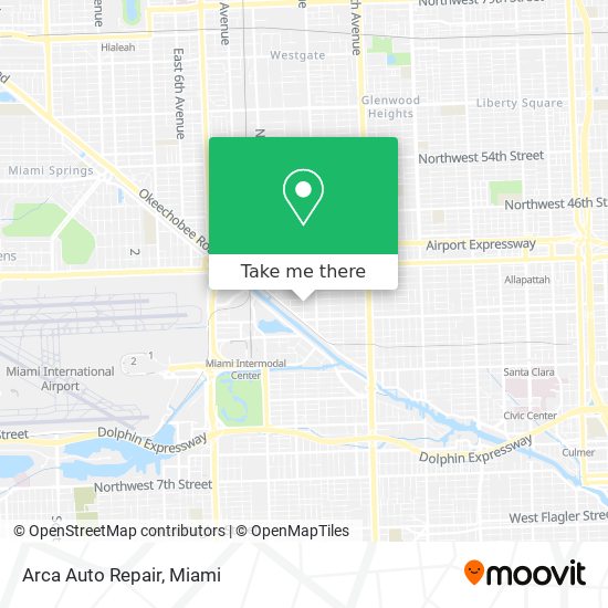 Arca Auto Repair map