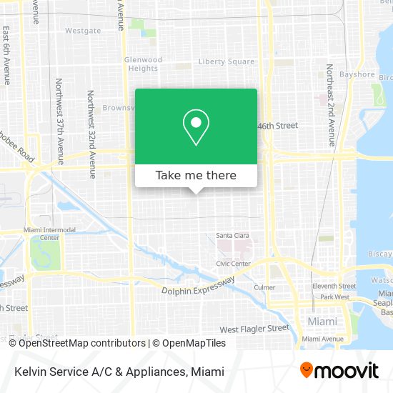 Mapa de Kelvin Service A / C & Appliances