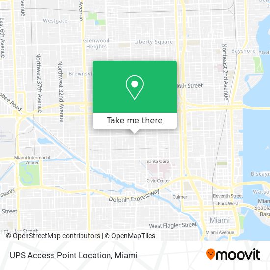 Mapa de UPS Access Point Location