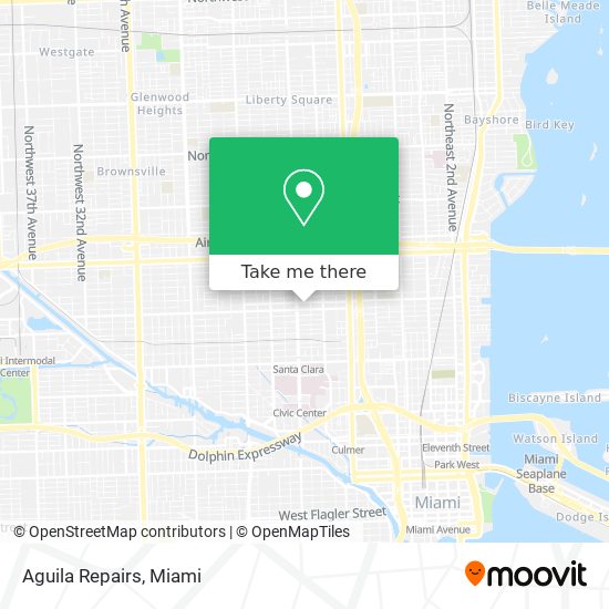 Aguila Repairs map