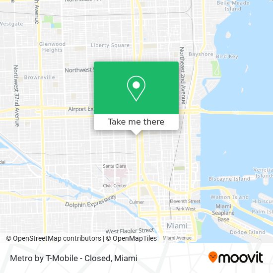 Mapa de Metro by T-Mobile - Closed