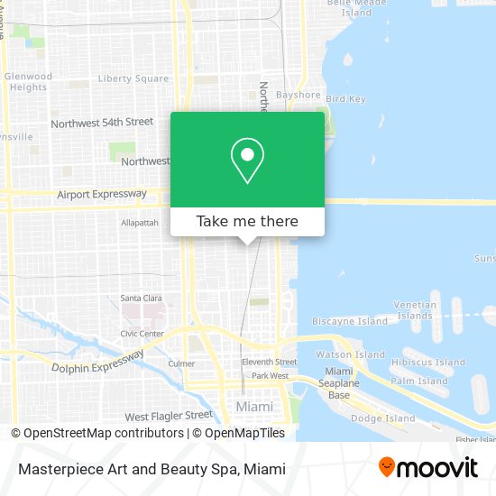 Masterpiece Art and Beauty Spa map
