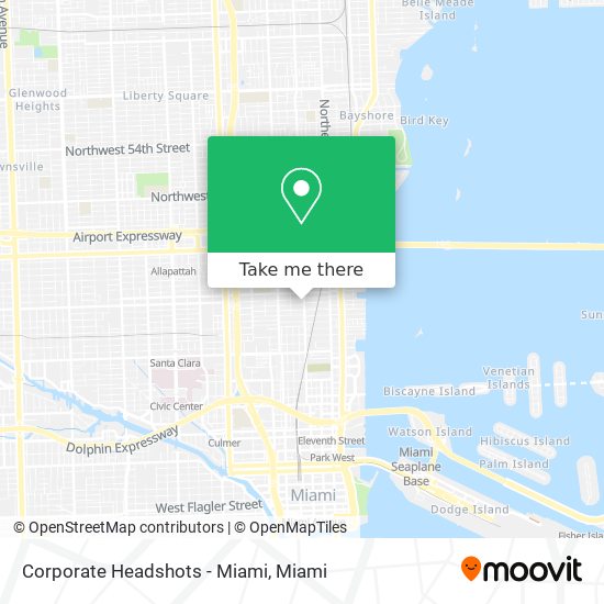 Mapa de Corporate Headshots - Miami