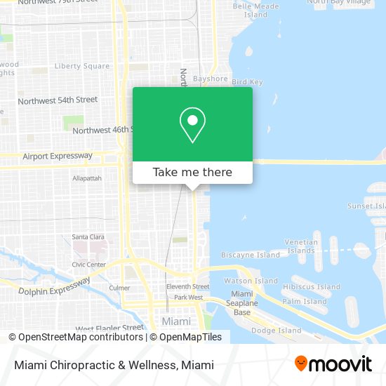 Miami Chiropractic & Wellness map