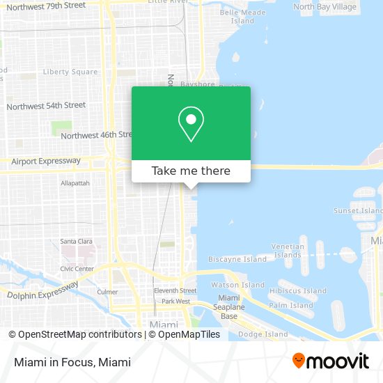 Miami in Focus map
