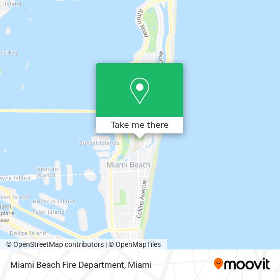 Mapa de Miami Beach Fire Department