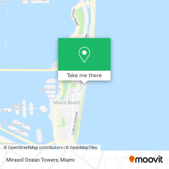 Mirasol Ocean Towers map