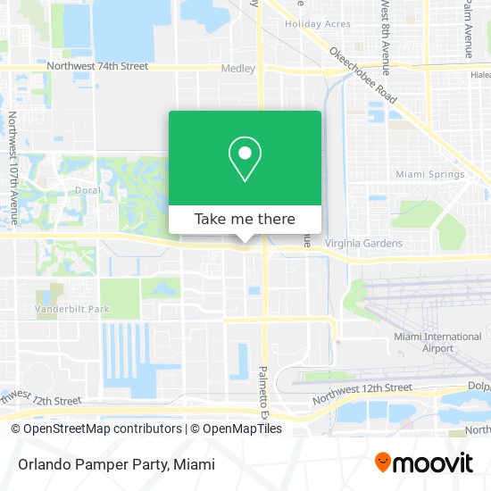 Mapa de Orlando Pamper Party