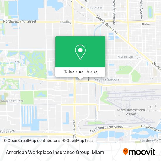 Mapa de American Workplace Insurance Group