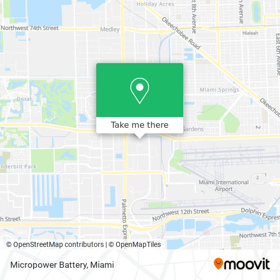 Micropower Battery map