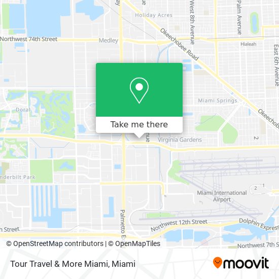 Mapa de Tour Travel & More Miami