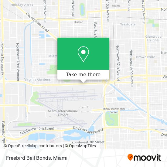 Freebird Bail Bonds map