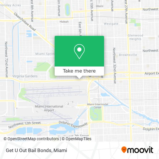 Mapa de Get U Out Bail Bonds