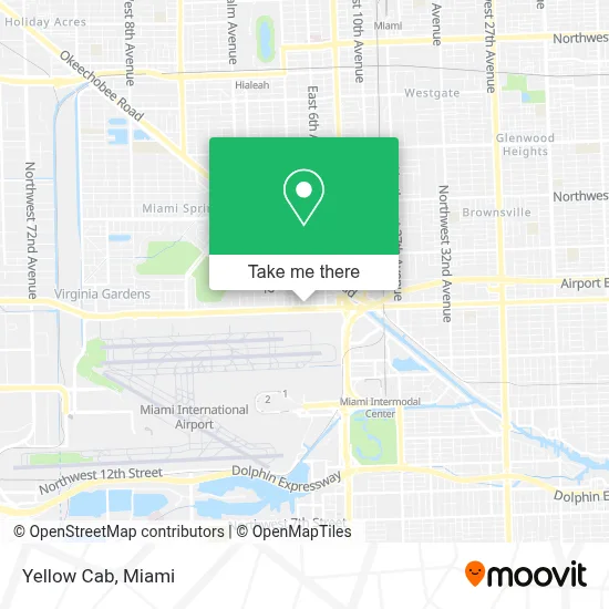 Yellow Cab map