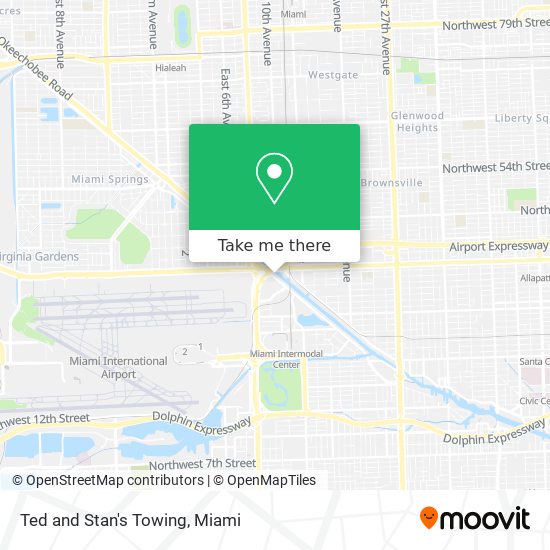 Mapa de Ted and Stan's Towing