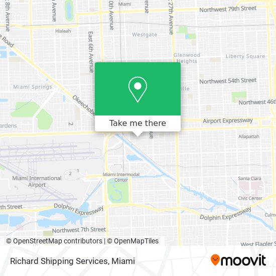 Richard Shipping Services map