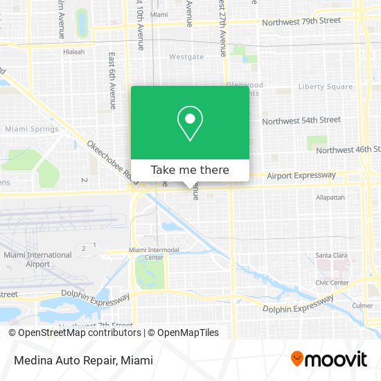 Mapa de Medina Auto Repair