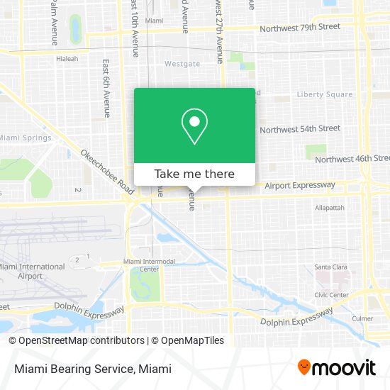 Miami Bearing Service map