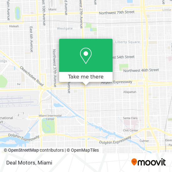 Deal Motors map