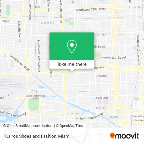 Kairos Shoes and Fashion map
