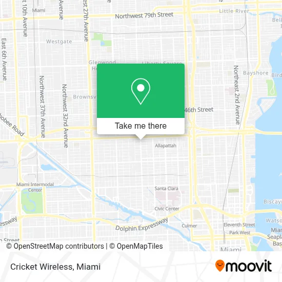 Cricket Wireless map