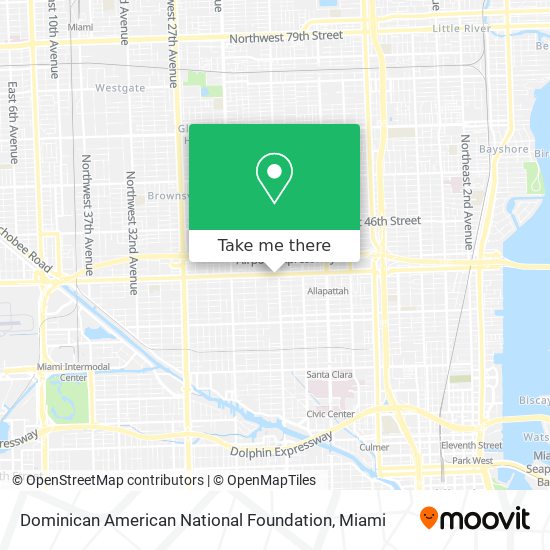 Mapa de Dominican American National Foundation