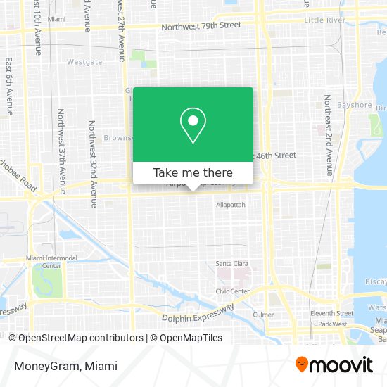 MoneyGram map