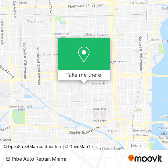 El Pibe Auto Repair map