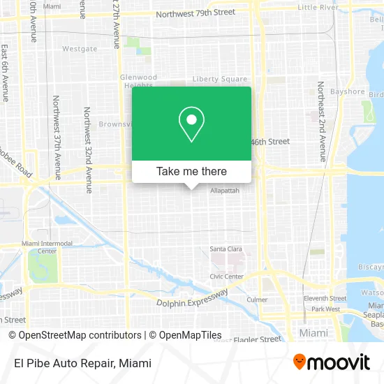 El Pibe Auto Repair map